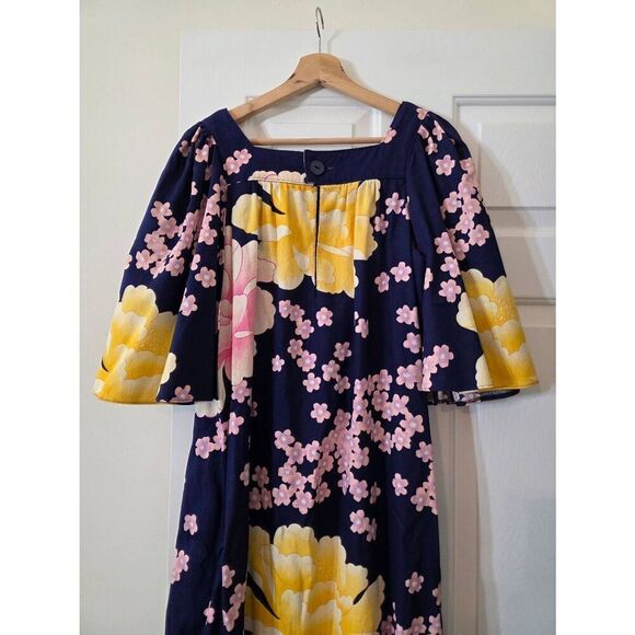 Stanley Koshak + Hanae Mori Vintage Dress Maxi M - Picture 9 of 12